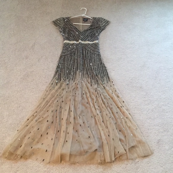 adrianna papell gatsby dress
